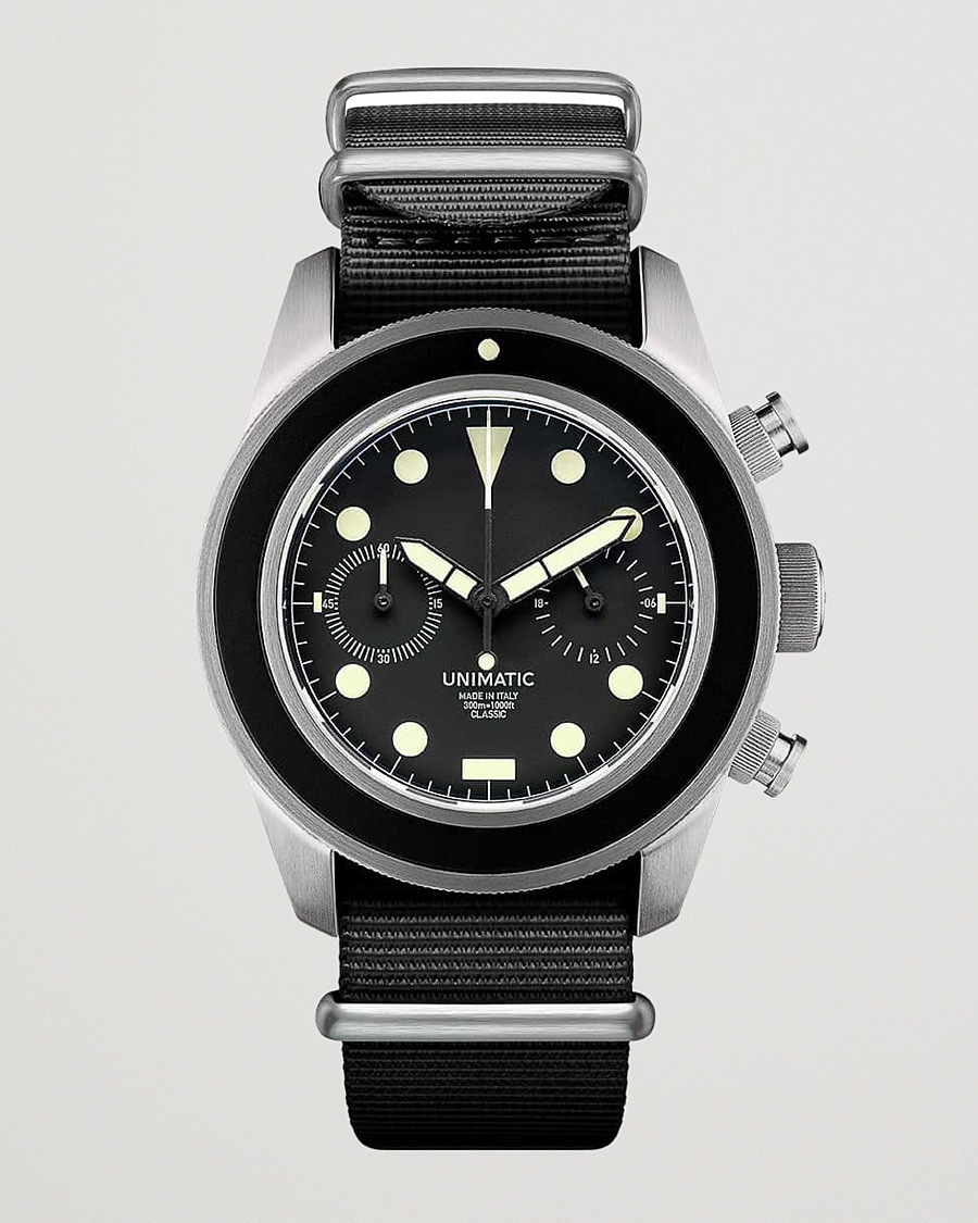 UNIMATIC Modello Tre Chronograph Watch – Noir
