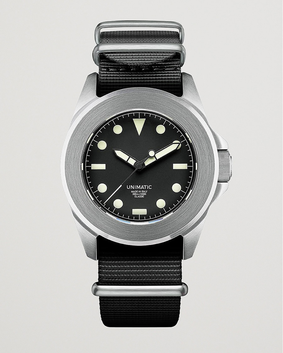UNIMATIC Modello Quattro Military Watch – Noir