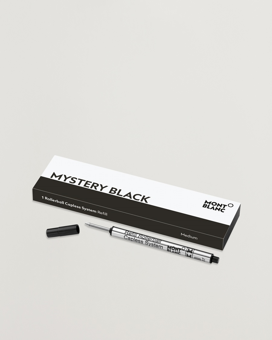 Montblanc 1 Rollerball M Capless System Refill Mystery Black – Noir