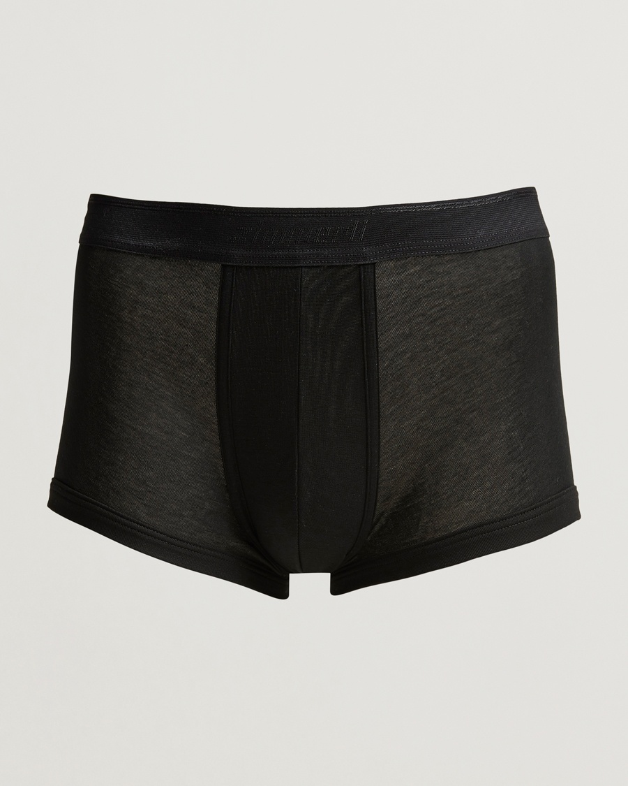 Zimmerli of Switzerland Mercerized Cotton Boxer Briefs Black – Noir
