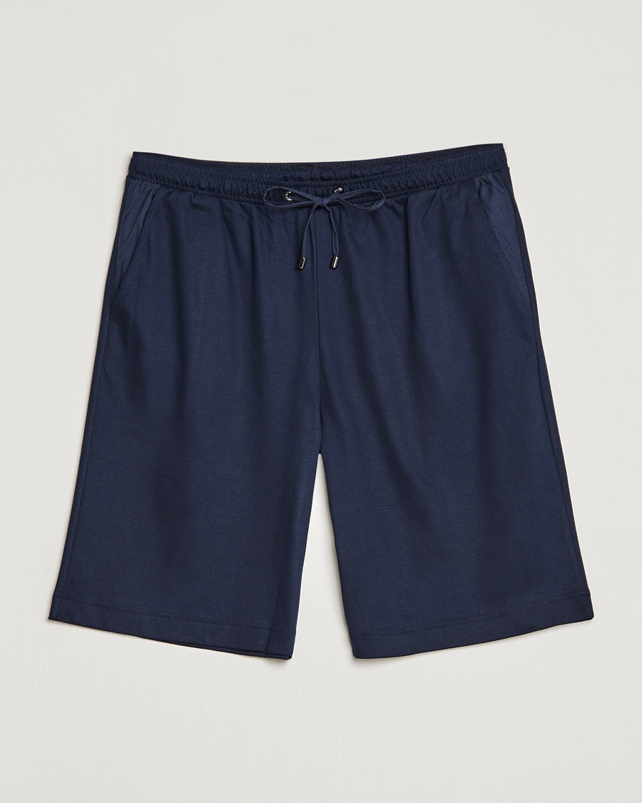 Zimmerli of Switzerland Cotton/Modal Loungewear Shorts Midnight – Bleu