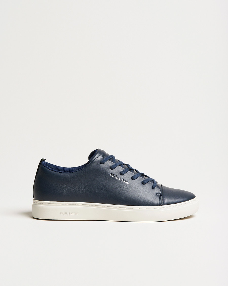 PS Paul Smith Lee Cap Toe Leather Sneaker Navy – Bleu