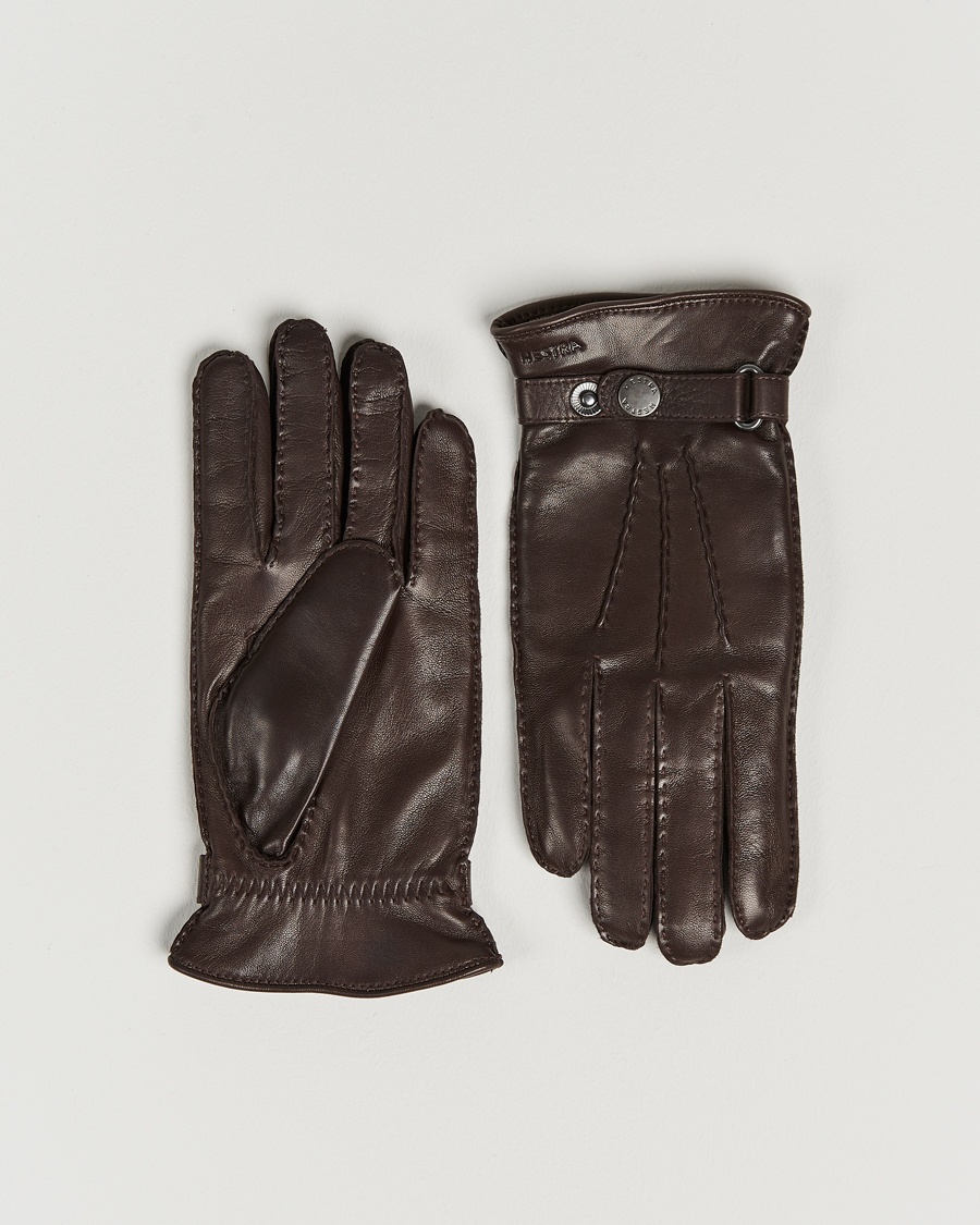 Hestra Jake Wool Lined Buckle Glove Espresso – Marron