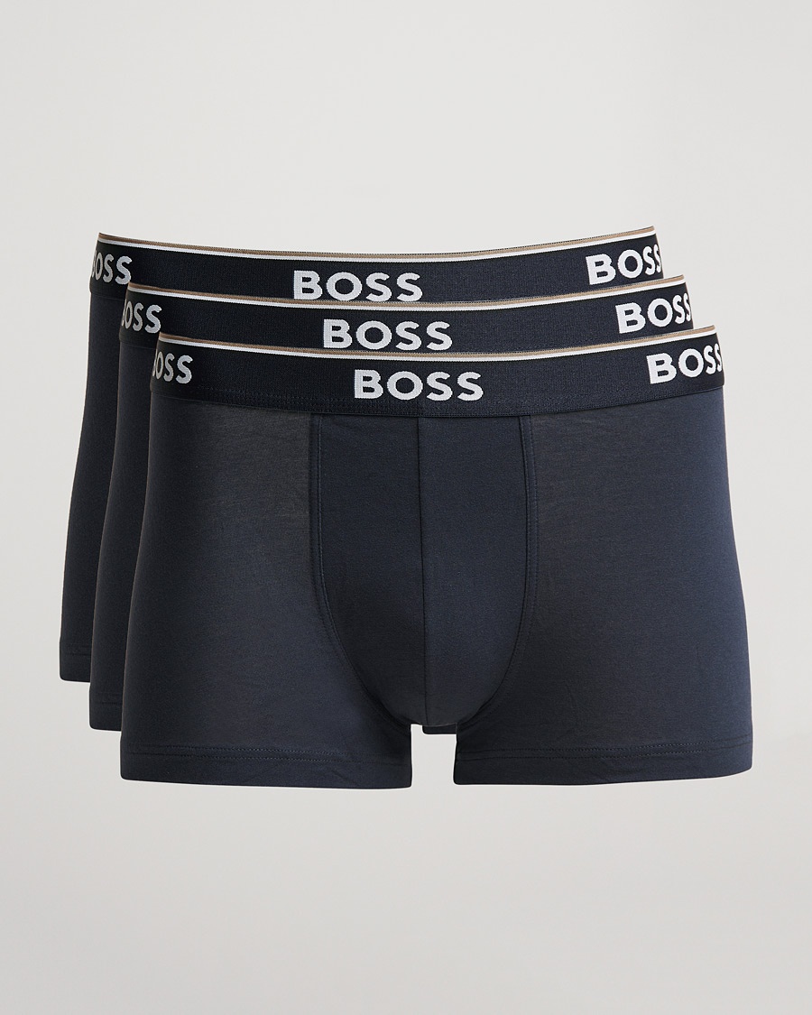 BOSS BLACK 3-Pack Trunk Boxer Shorts Open Blue – Bleu