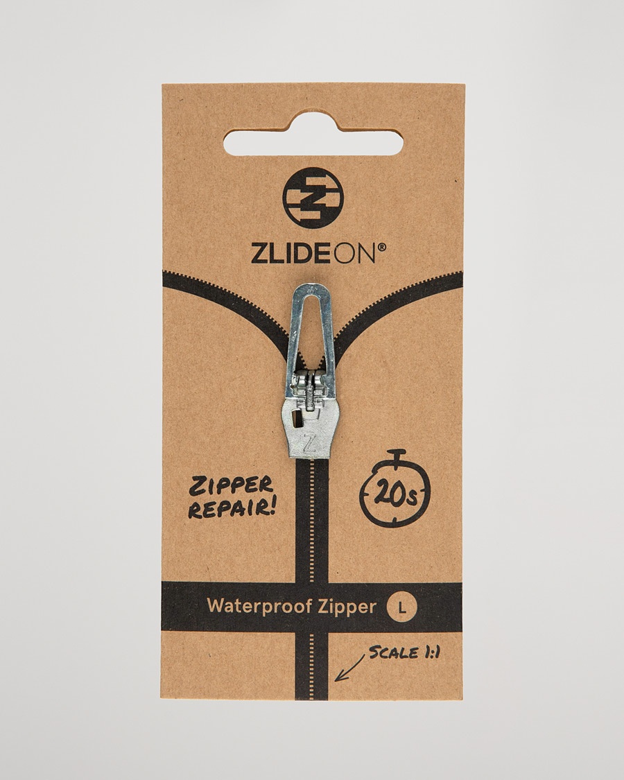 ZlideOn Waterproof Zipper Silver L – Argent