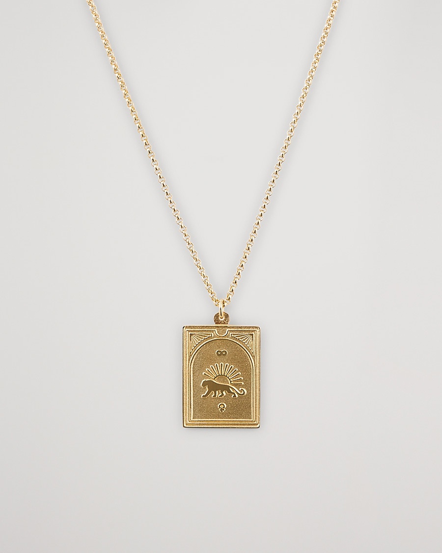 Tom Wood Tarot Strength Pendant Necklace Gold – Or
