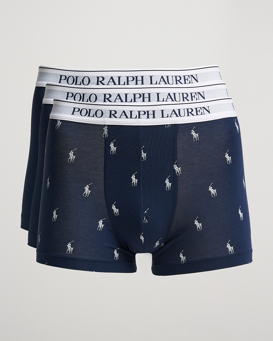 Polo Ralph Lauren 3-Pack Trunk Navy/Navy Pony/Navy – Bleu
