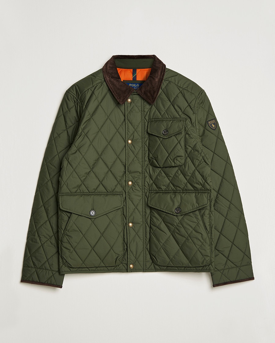 Polo Ralph Lauren Beaton Quilted Jacket Company Olive – Vert