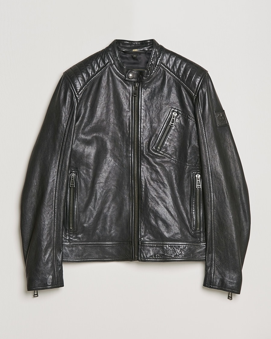 Belstaff V Racer 2.0 Leather Jacket Black – Noir