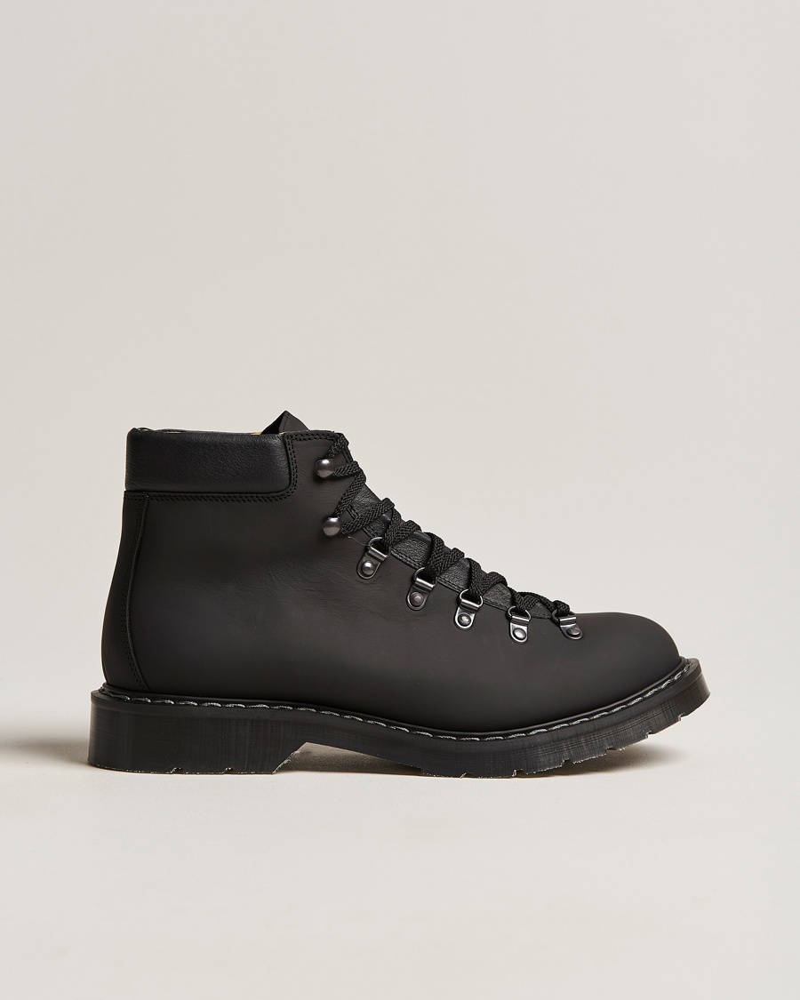 Solovair Urban Hiker Boot Black Waxy – Noir