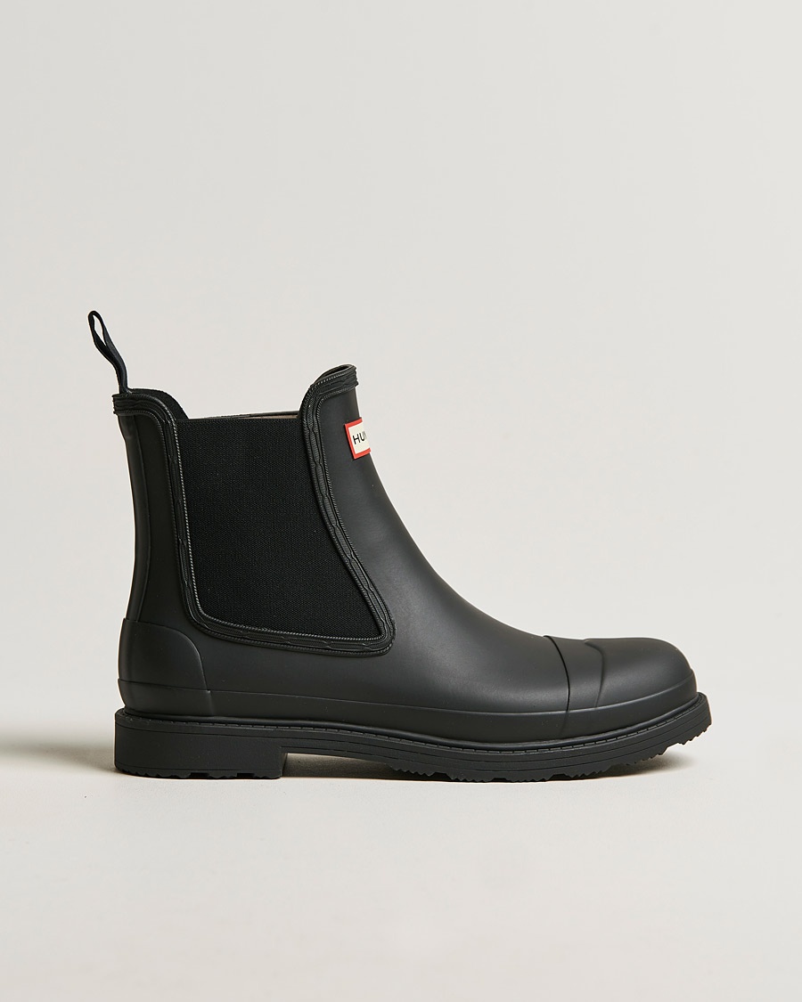 Hunter Boots Commando Chelsea Boot Black – Noir