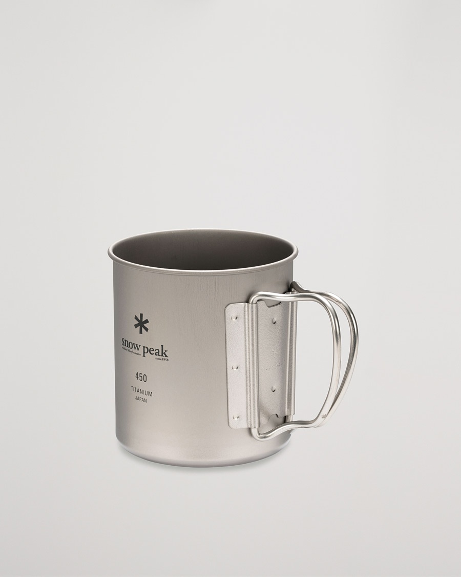 Snow Peak Single Wall Mug 450 Titanium – Argent