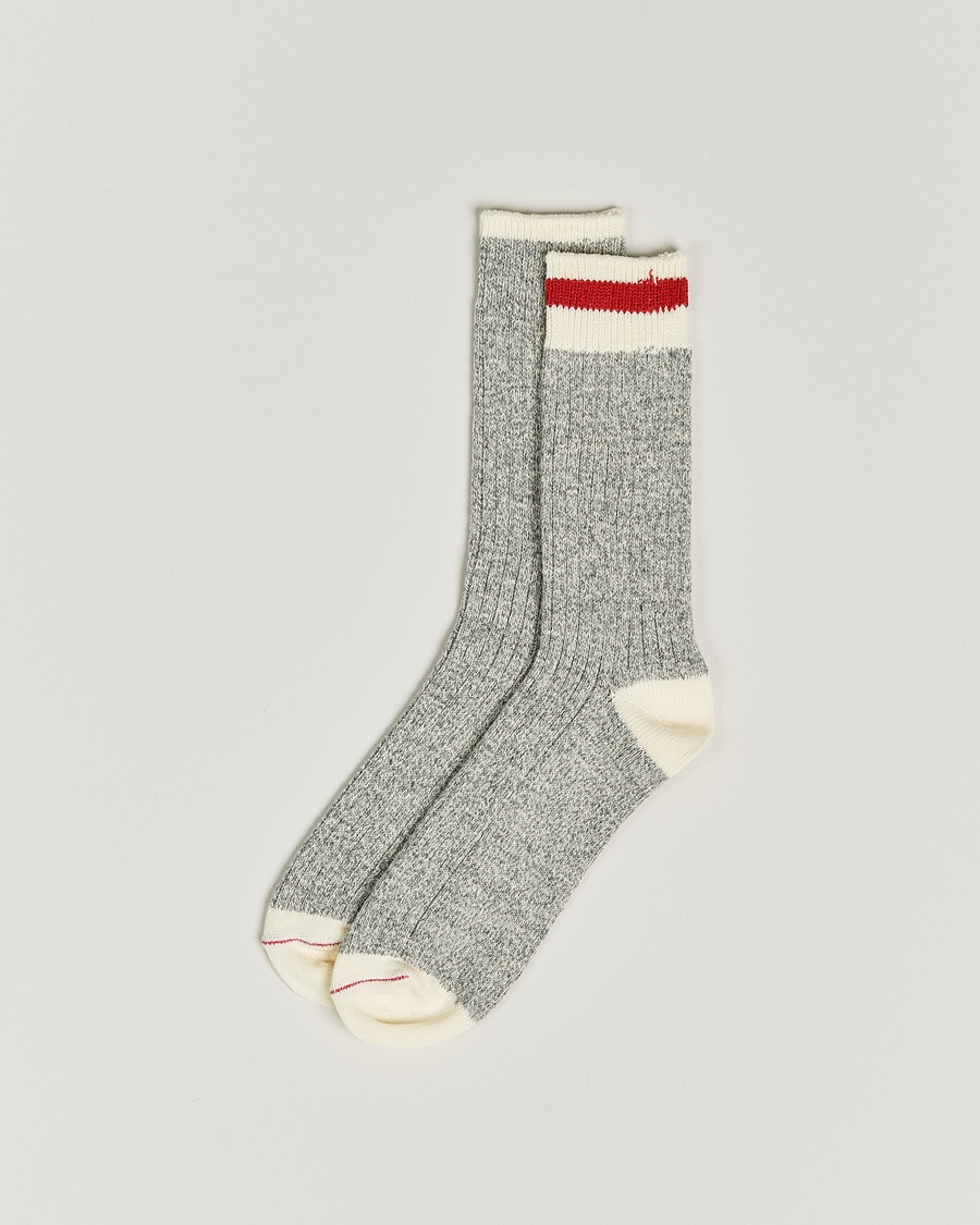 BEAMS PLUS BEAMS PLUSRag SocksGrey/Red – Gris