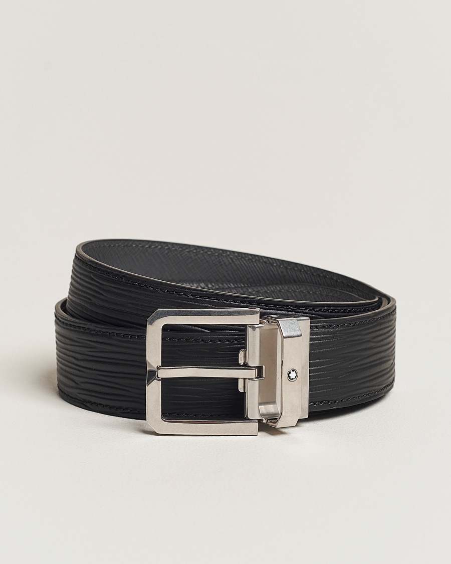 Montblanc 35mm Leather Belt Black – Noir