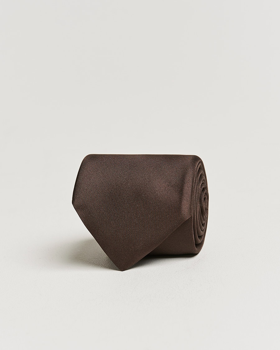 Stenströms Silk Tie Brown – Marron