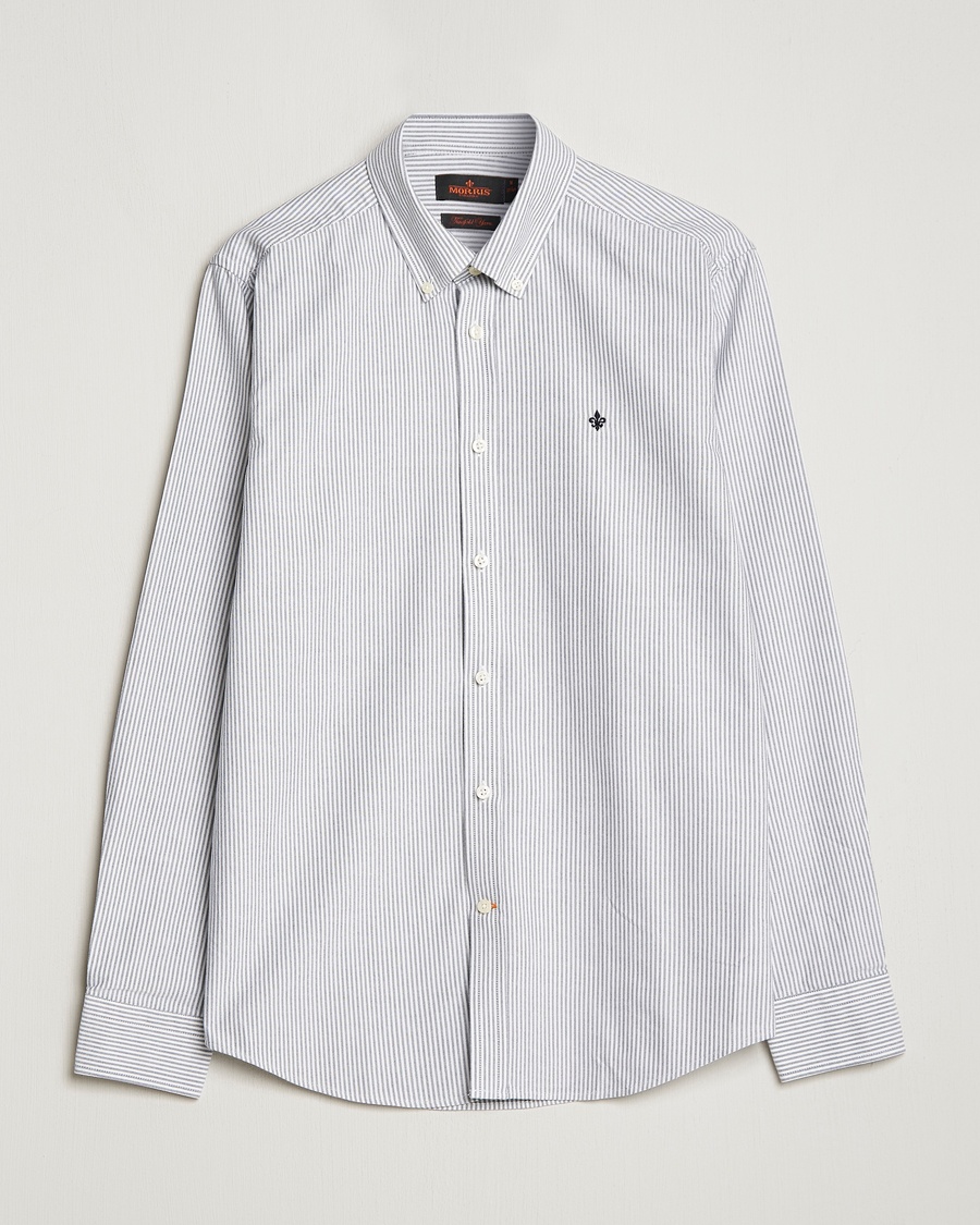 Morris Douglas Oxford Striped Shirt Blue – Bleu