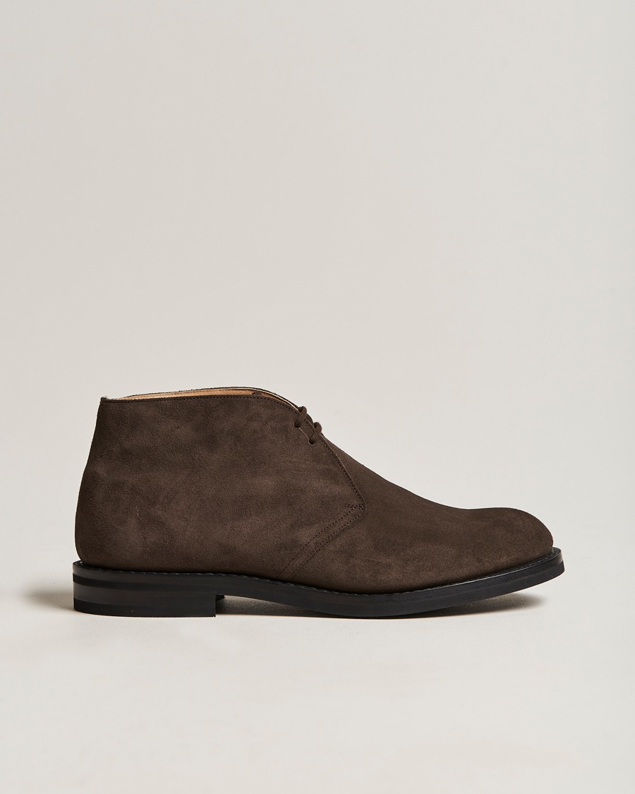 Church's Ryder Desert Boots Dark Brown Suede – Marron