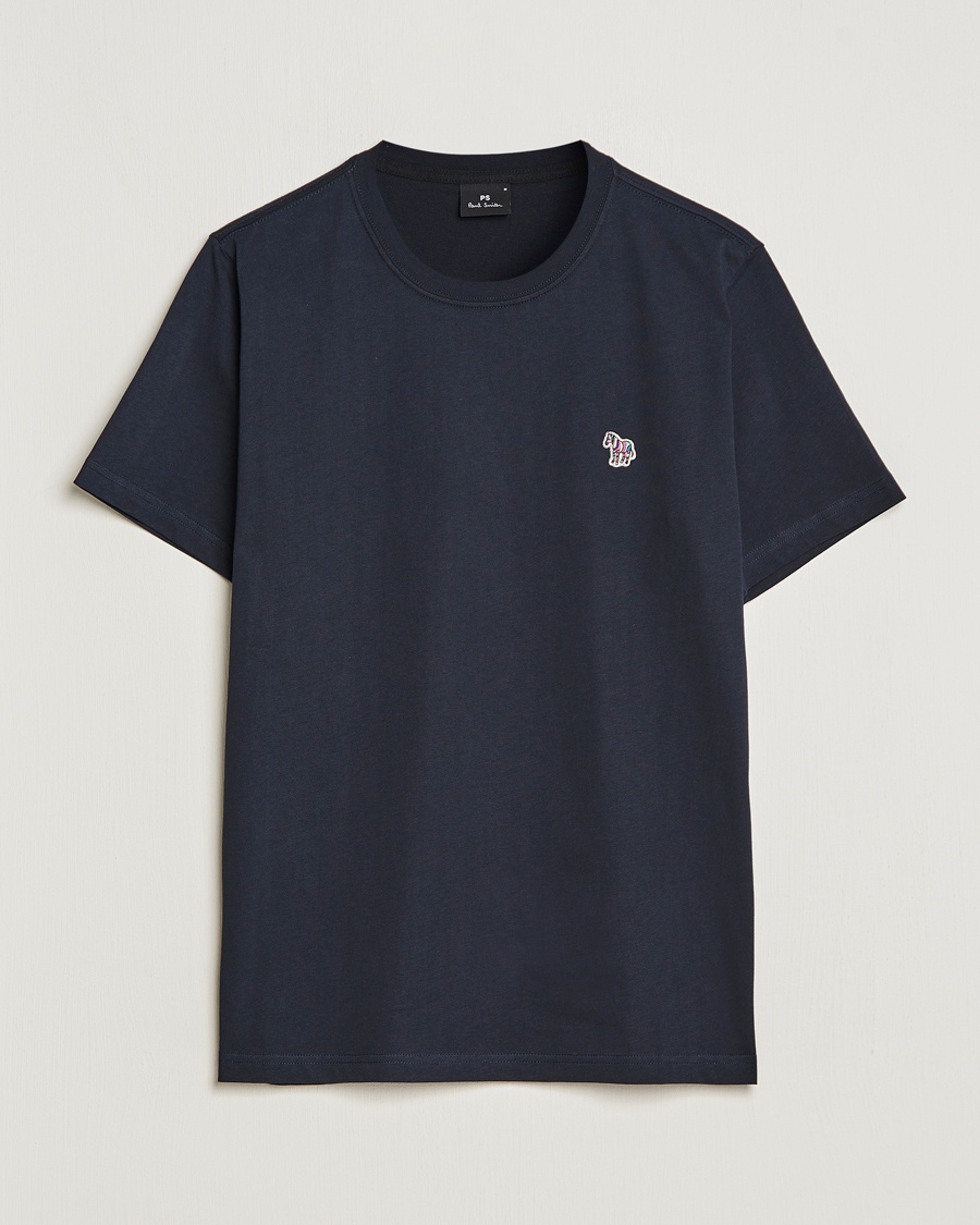 PS Paul Smith Organic Cotton Zebra T-Shirt Navy – Bleu