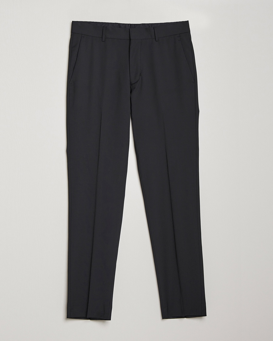 Tiger of Sweden Tenuta Wool Travel Suit Trousers Black – Noir