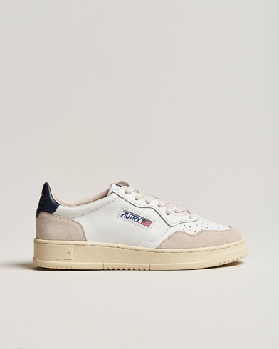  Medalist Low Leather/Suede Sneaker White/Blue