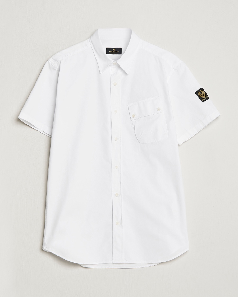 Belstaff Short Sleeve Pitch Shirt White – Blanc