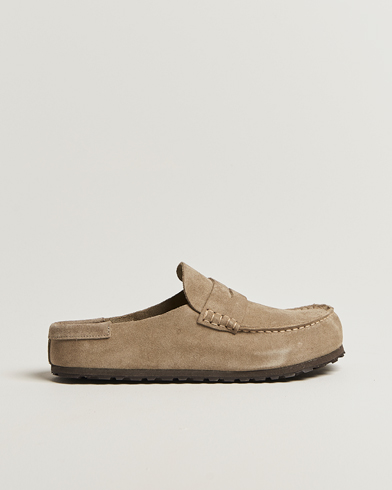 BIRKENSTOCK Naples Taupe Suede – Beige