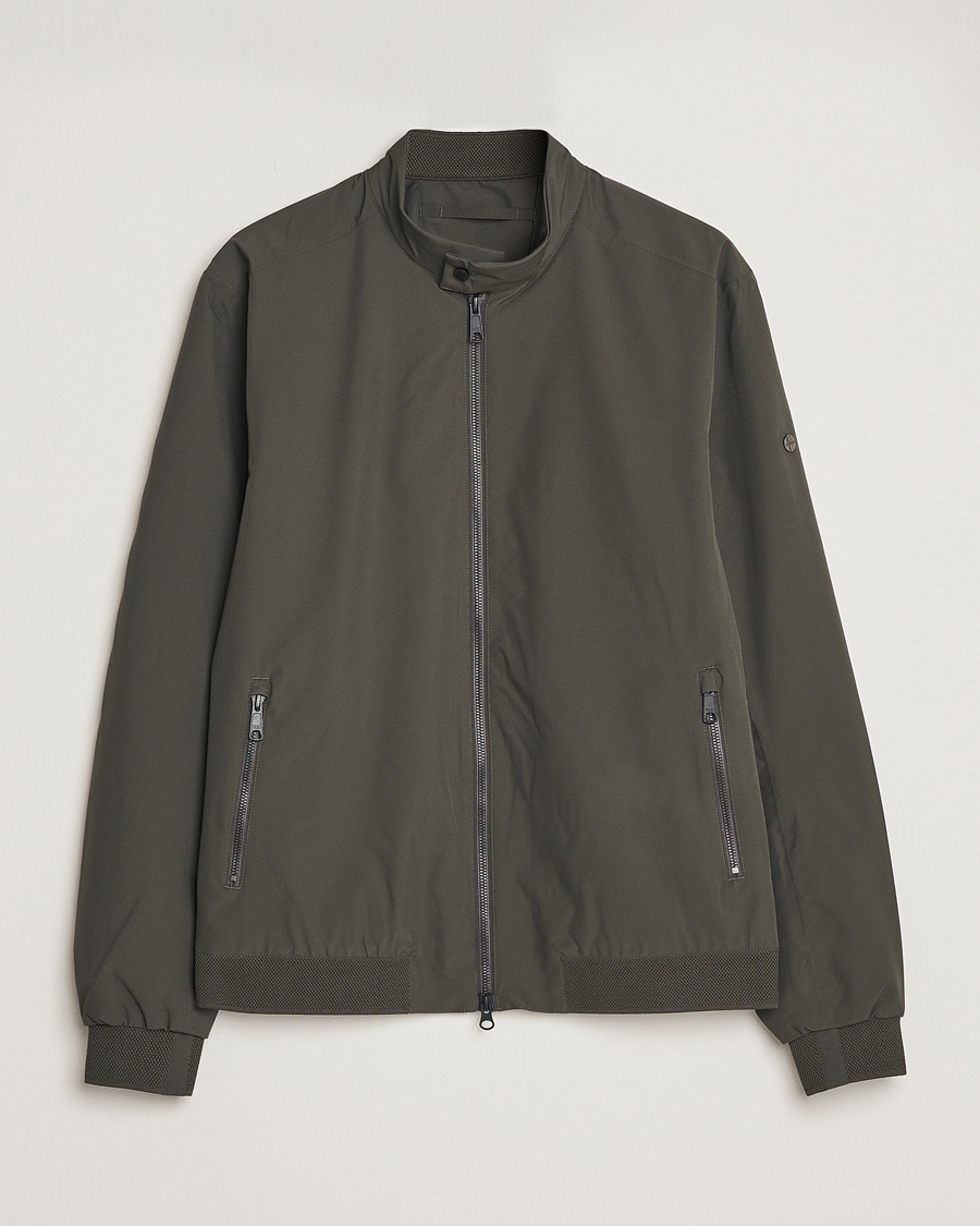 Scandinavian Edition Plain Waterproof Jacket Dark Olive – Vert