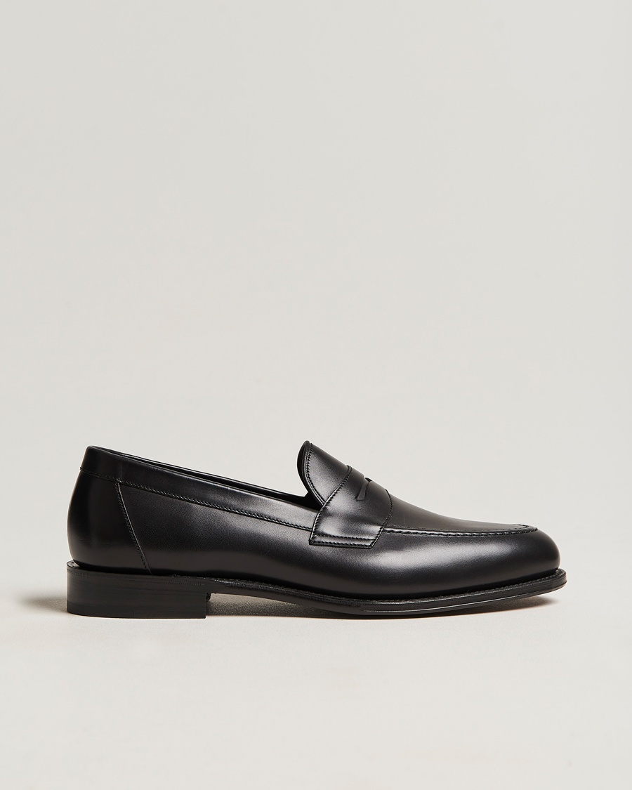 Loake 1880 Hornbeam Eco Penny Loafer Black Calf – Noir
