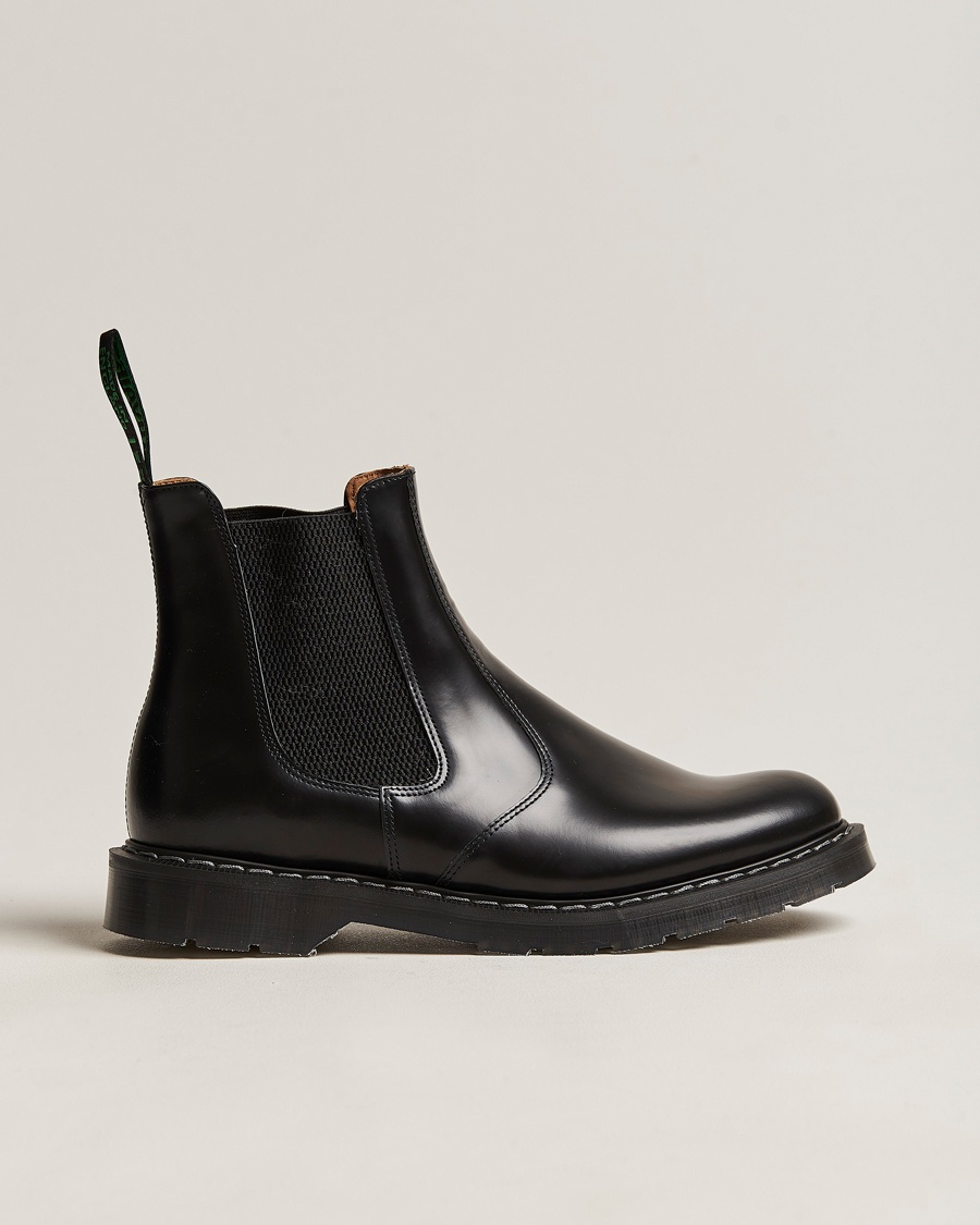 Solovair Dealer Boot Black Shine – Noir