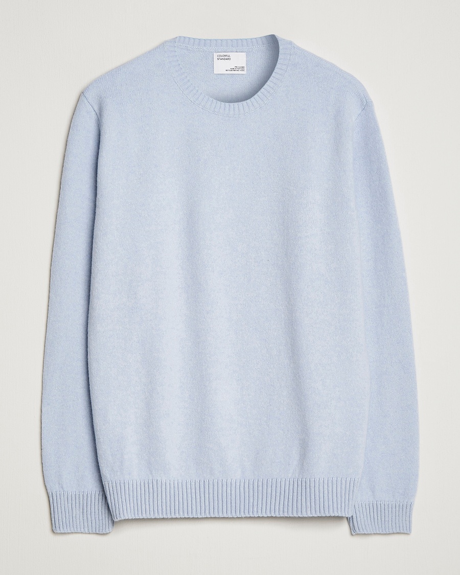 Colorful Standard Classic Merino Wool Crew Neck Polar Blue – Bleu