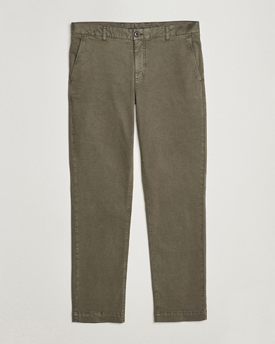 Morris Jeffrey Brushed Chinos Olive – Vert