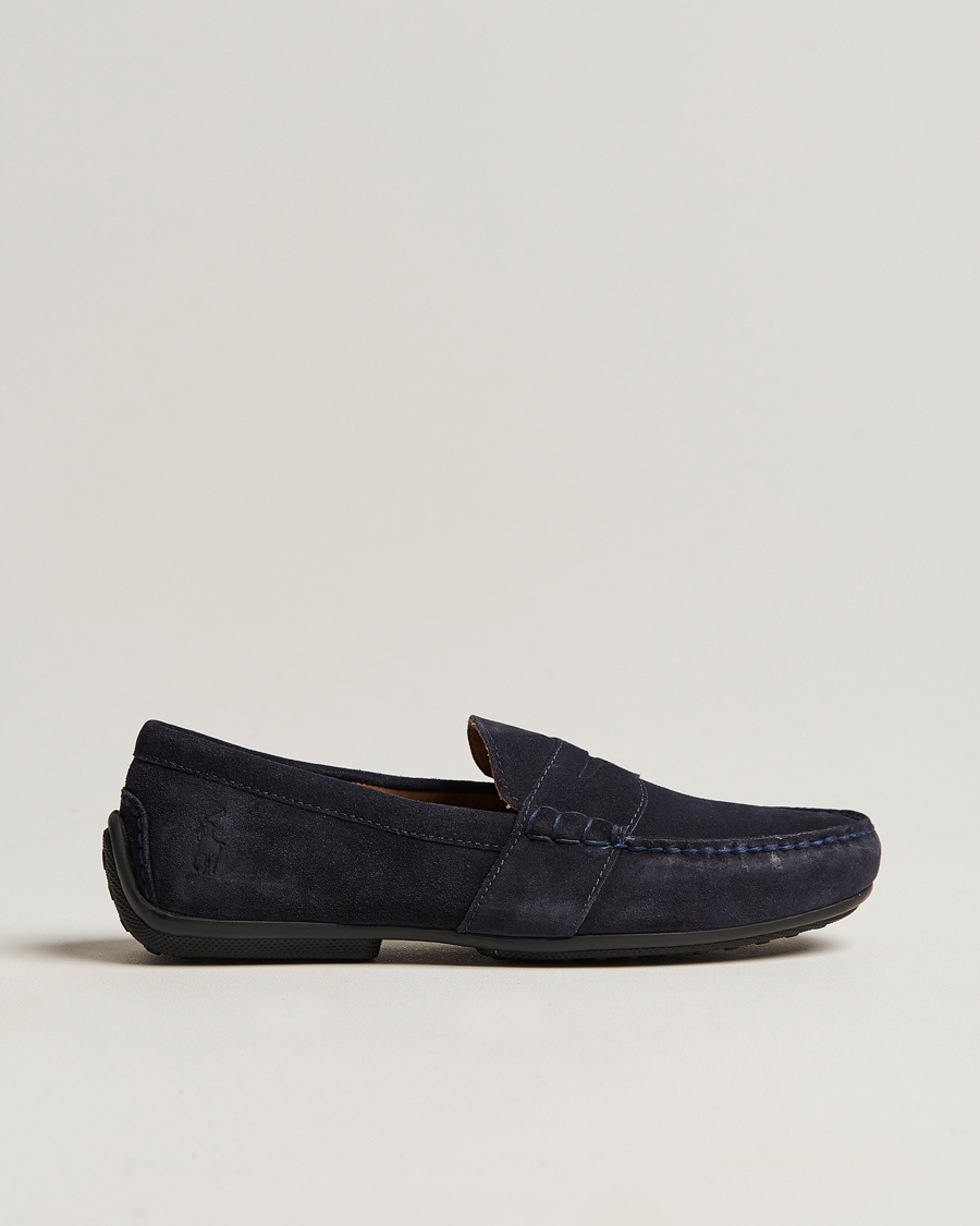 Polo Ralph Lauren Reynold Suede Driving Loafer Hunter Navy – Bleu