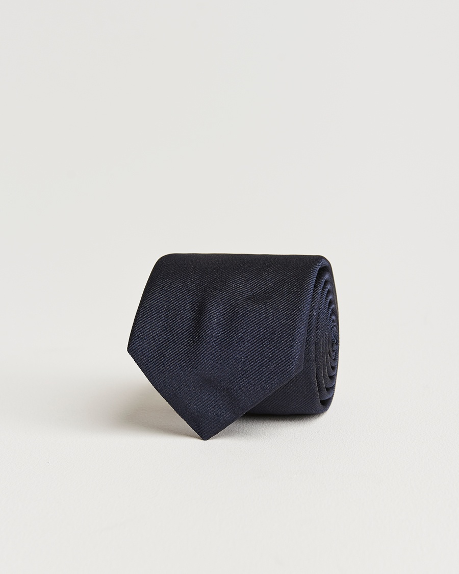 BOSS BLACK Silk 7,5 cm Tie Dark Blue – Bleu