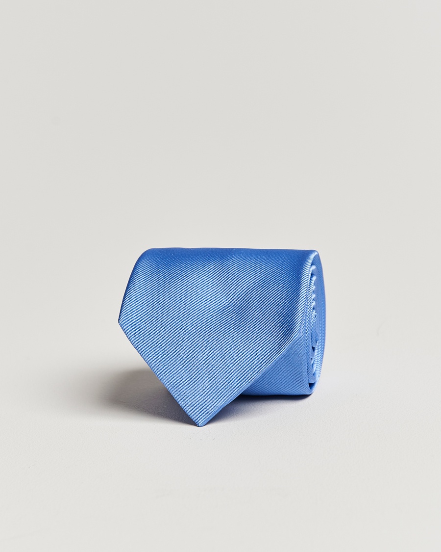 Amanda Christensen Plain Classic Tie 8 cm Sky Blue – Bleu
