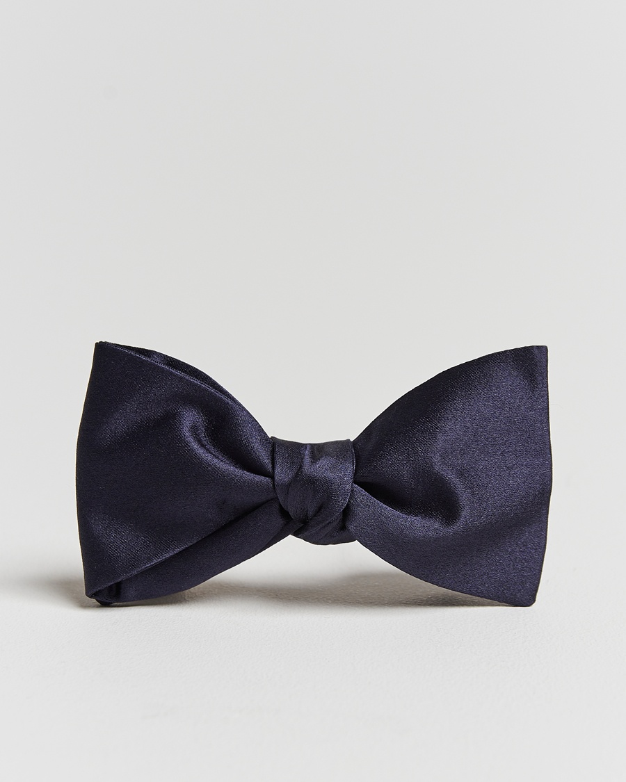 Amanda Christensen Self Tie Silk Ceremony Navy – Bleu