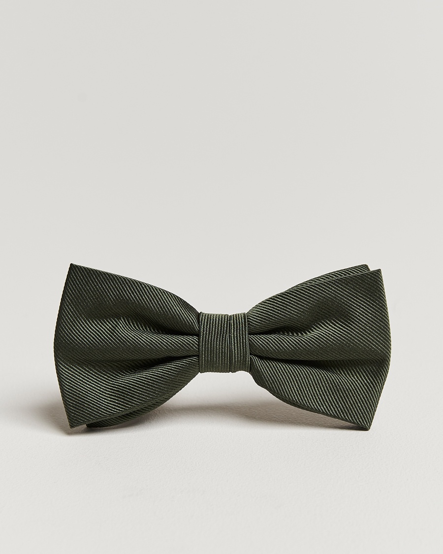 Amanda Christensen Pre Tie Silk Olive – Vert