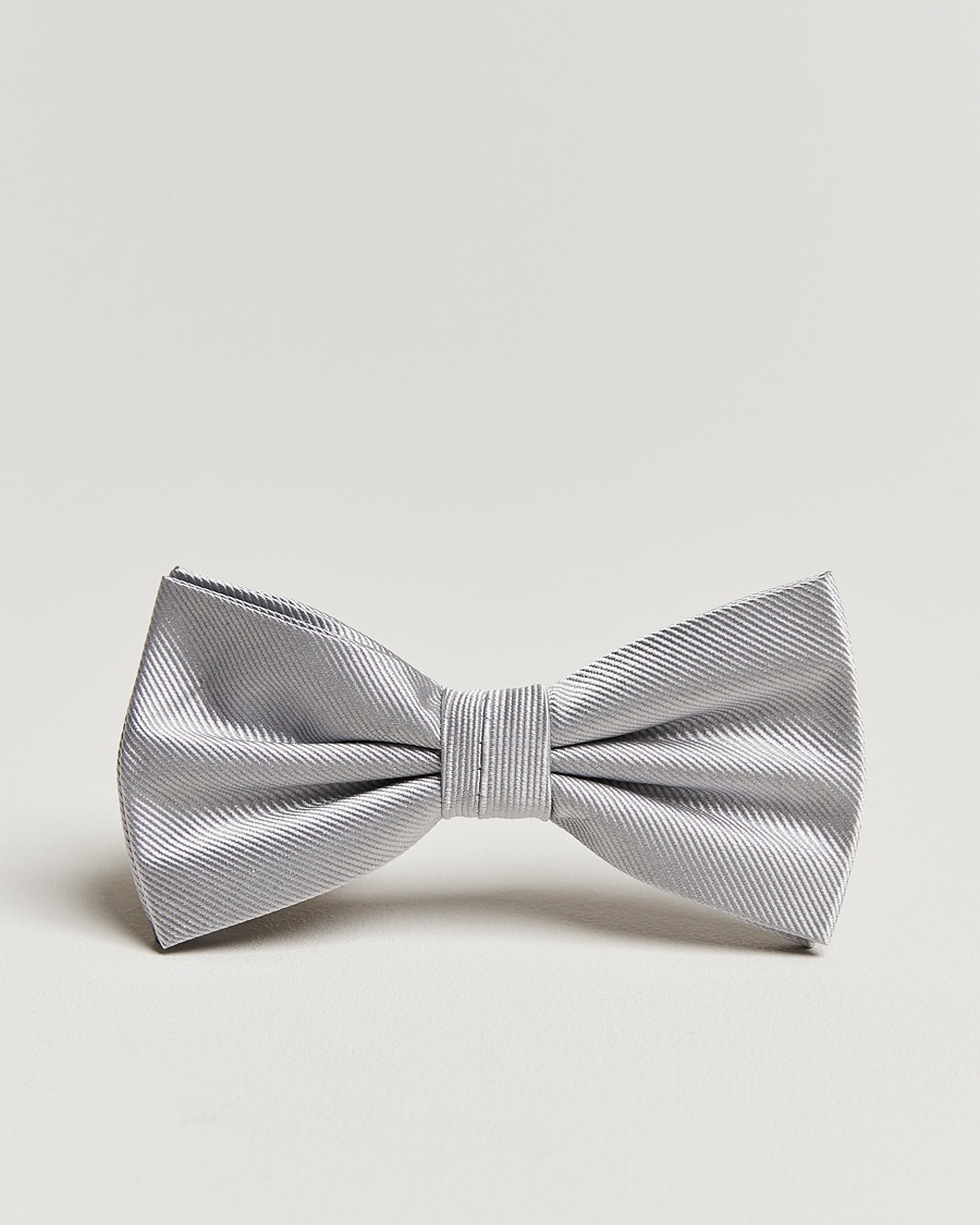 Amanda Christensen Pre Tie Silk Silver – Gris