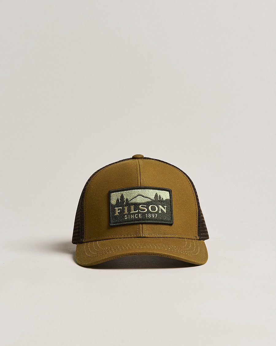 Filson Logger Mesh Cap Dark Tan – Marron