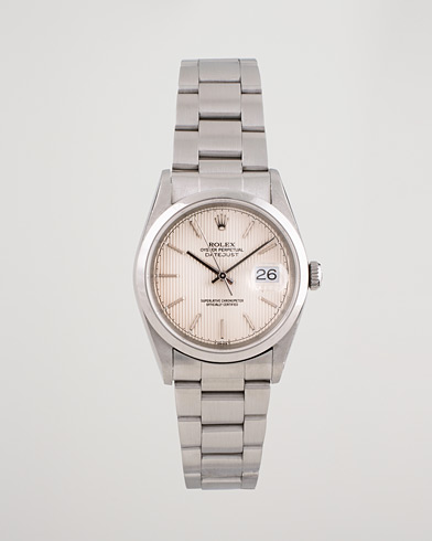 Homme |  | Rolex Pre-Owned | Datejust 16200 Oyster Perpetual Steel White