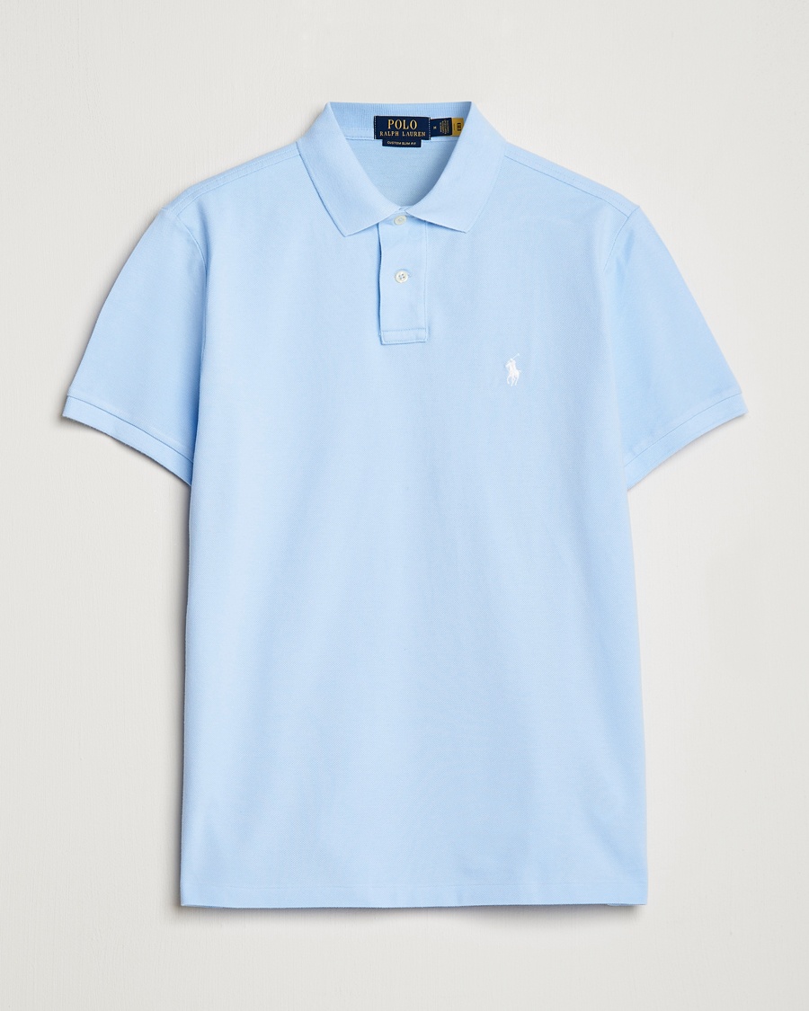 Polo Ralph Lauren Custom Slim Fit Polo Office Blue – Bleu
