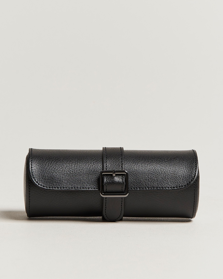 WOLF Triple Watch Roll Black – Noir