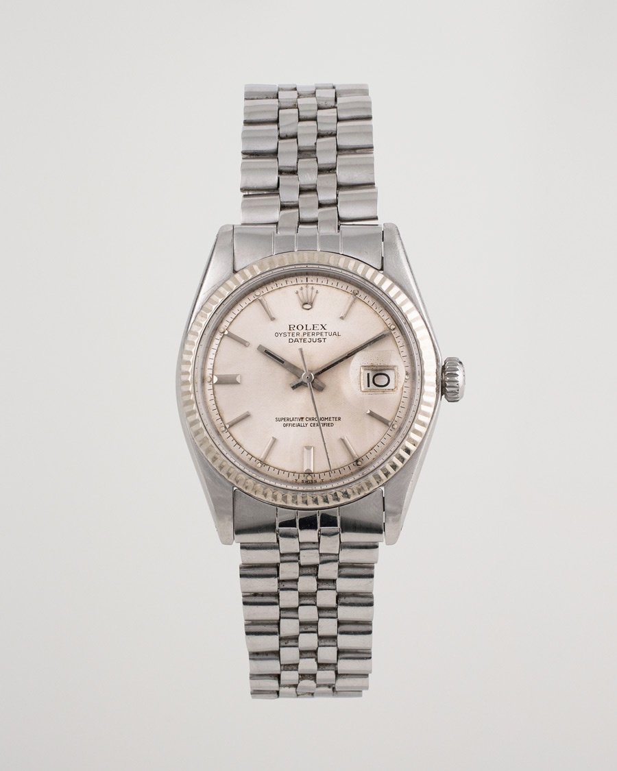Rolex Pre-Owned Datejust 1601 Jubilee Steel Silver – Argent