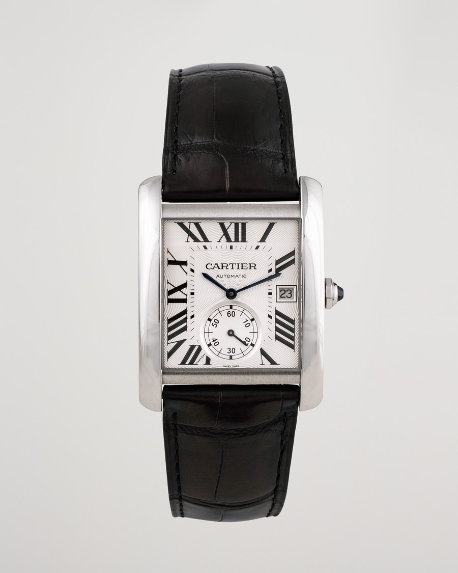 Cartier Pre-Owned Tank MC W5330003 Steel White