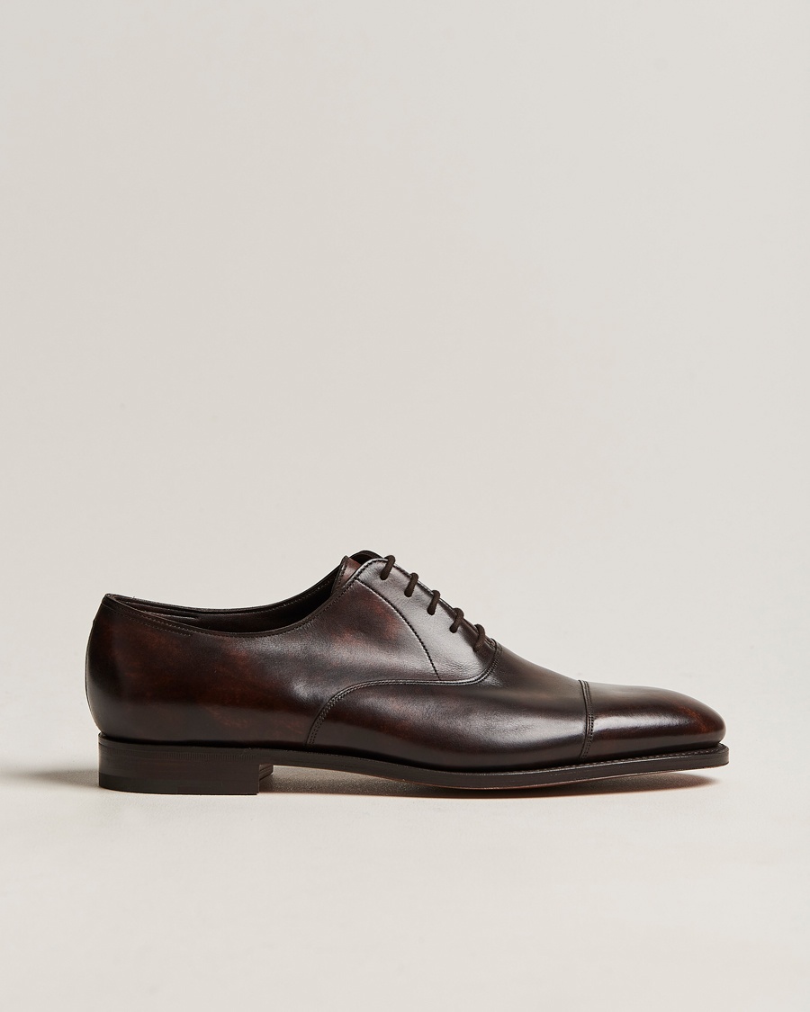 John Lobb City II Oxford Dark Brown Calf – Marron