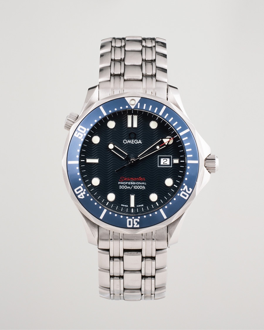 Omega Pre-Owned Seamaster Diver 300M 22218000 Steel Blue