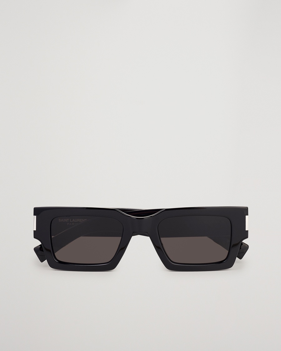 Saint Laurent SL 572 Sunglasses Black/Crystal – Noir