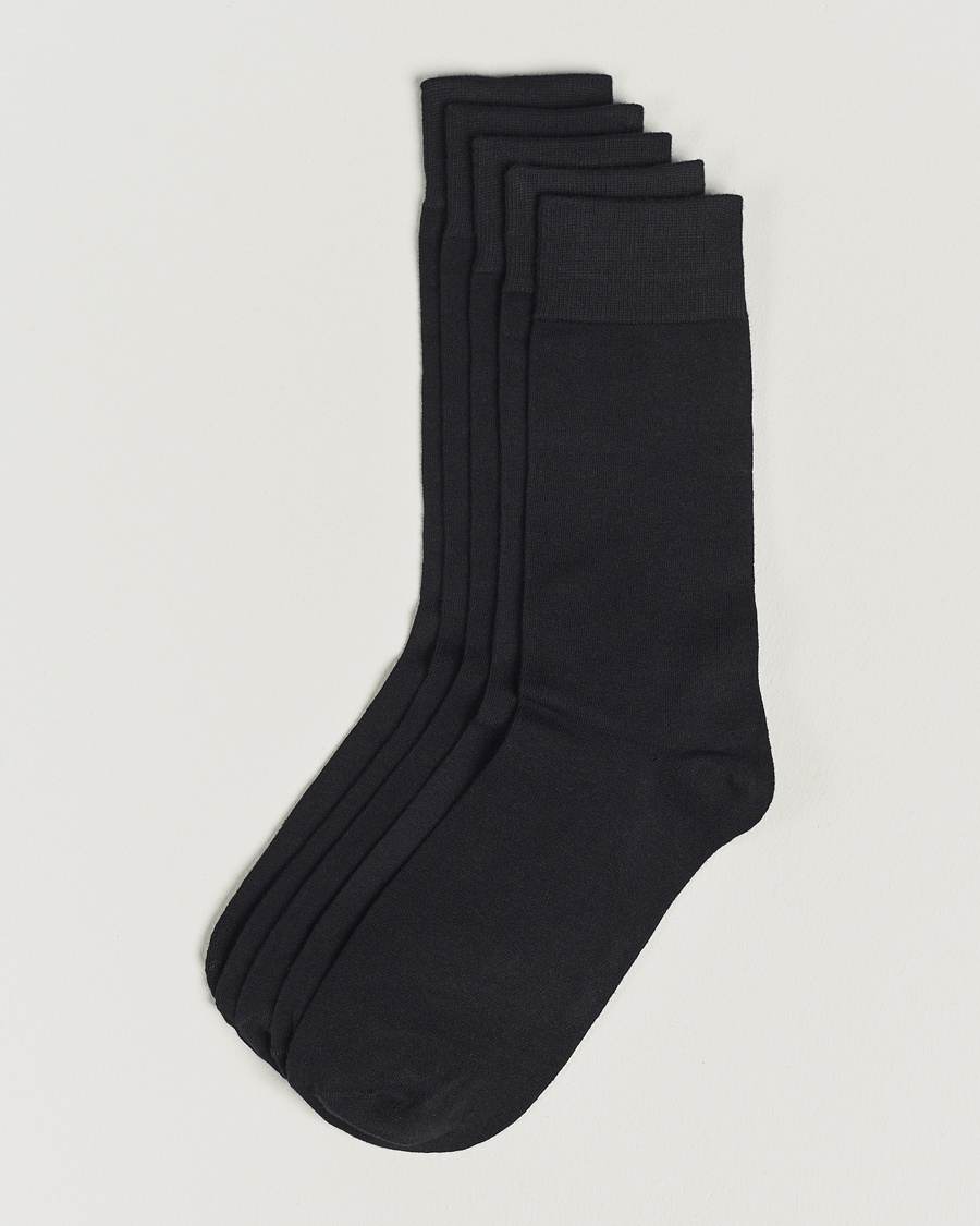 Bread & Boxers 5-Pack Socks Black – Noir