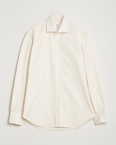 Homme | Mazzarelli | Mazzarelli | Soft Twill Cotton Shirt White