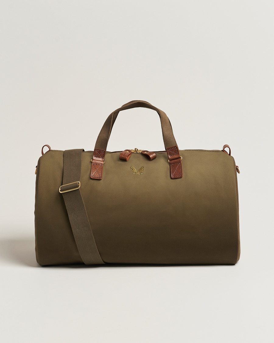 Bennett Winch Canvas Suit Carrier Holdall Olive – Vert