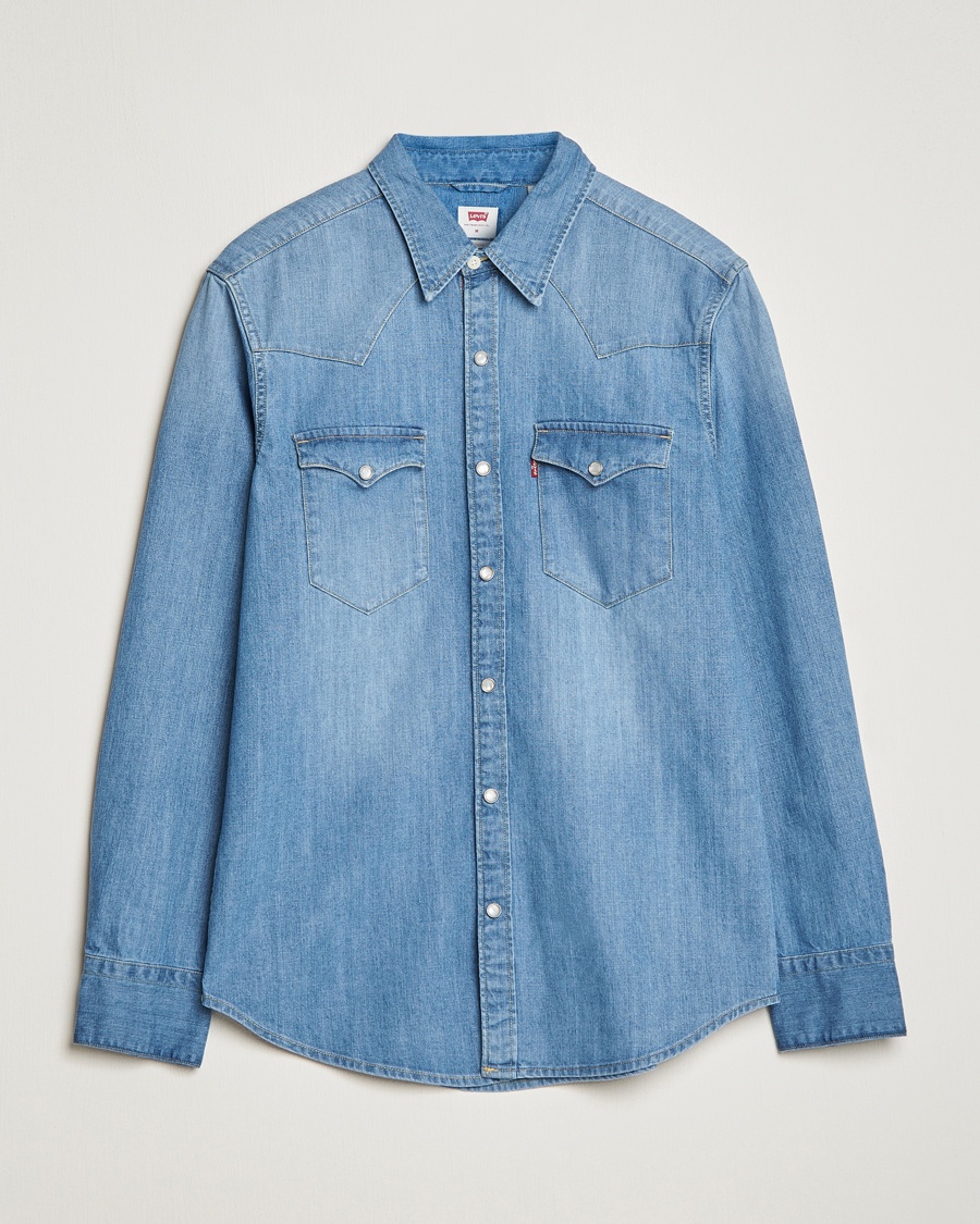 Levi's Barstow Western Standard Shirt Light Blue – Bleu